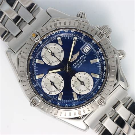 breitling chronomat a13352 blue|breitling a13352 price.